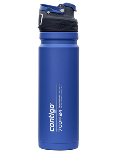 Contigo Free Flow Mouthpiece Thermos 700ml - Blue - With your engraving