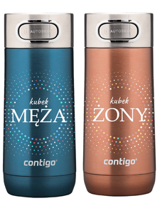 Set of thermal cups for the anniversary/ wedding set Contigo Luxe