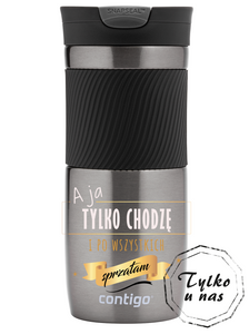 Thermal mug Contigo Byron 470ml - Stainless Steel - Serious