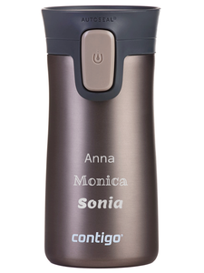 Thermal mug with engraving Contigo Pinnacle 300ml - Latte