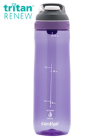 Purple Summer Flowers Contigo Infused Water Straw Cup