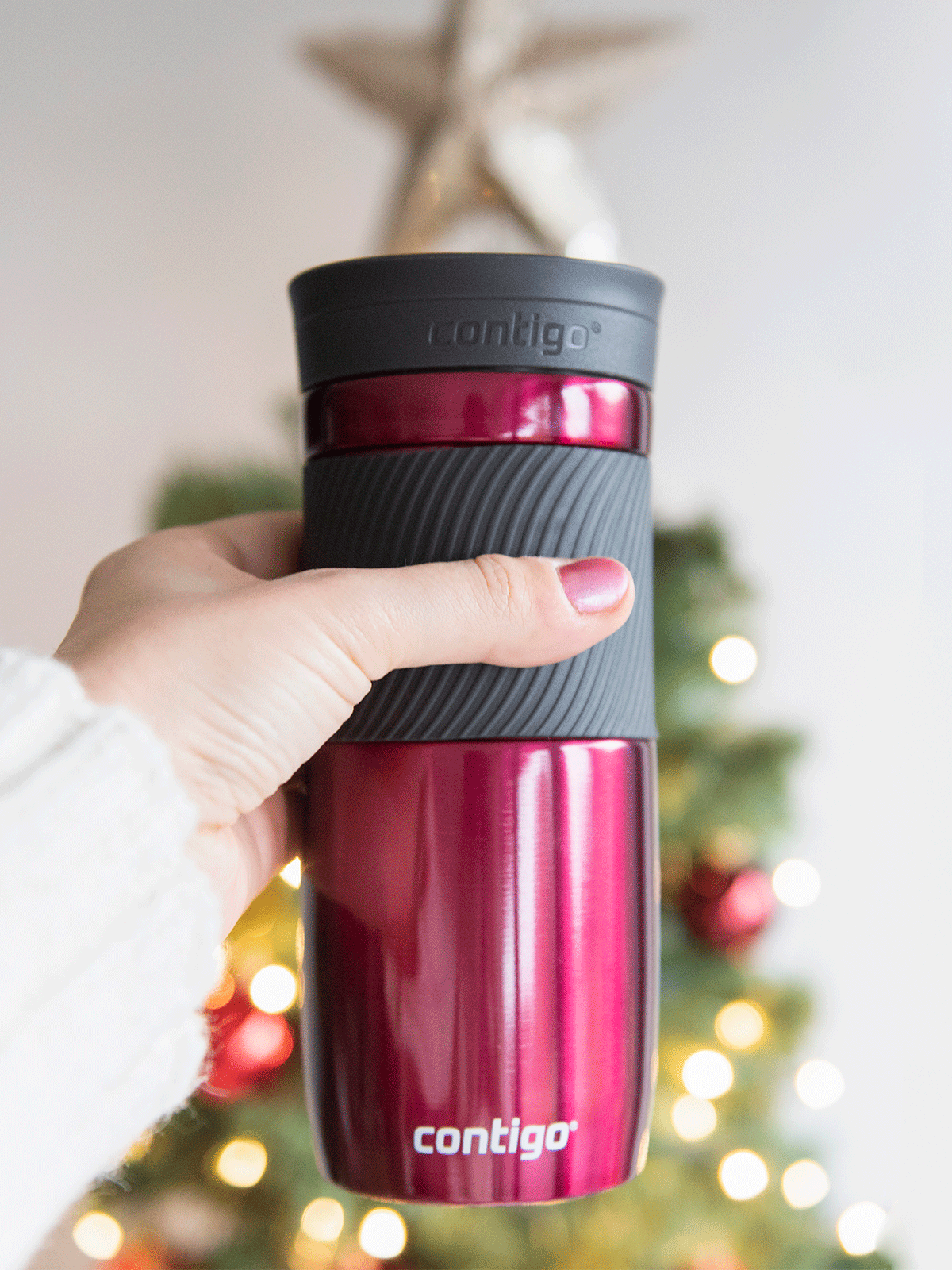 Thermal mug Contigo Byron 2.0 470ml - matte pink Pink Matte  NIEUŻYWANE  KATEGORIE \ Black Week \ DLA NIEJ NIEUŻYWANE KATEGORIE \ Black Week \ DLA  NIEGO Thermal mug colours. \