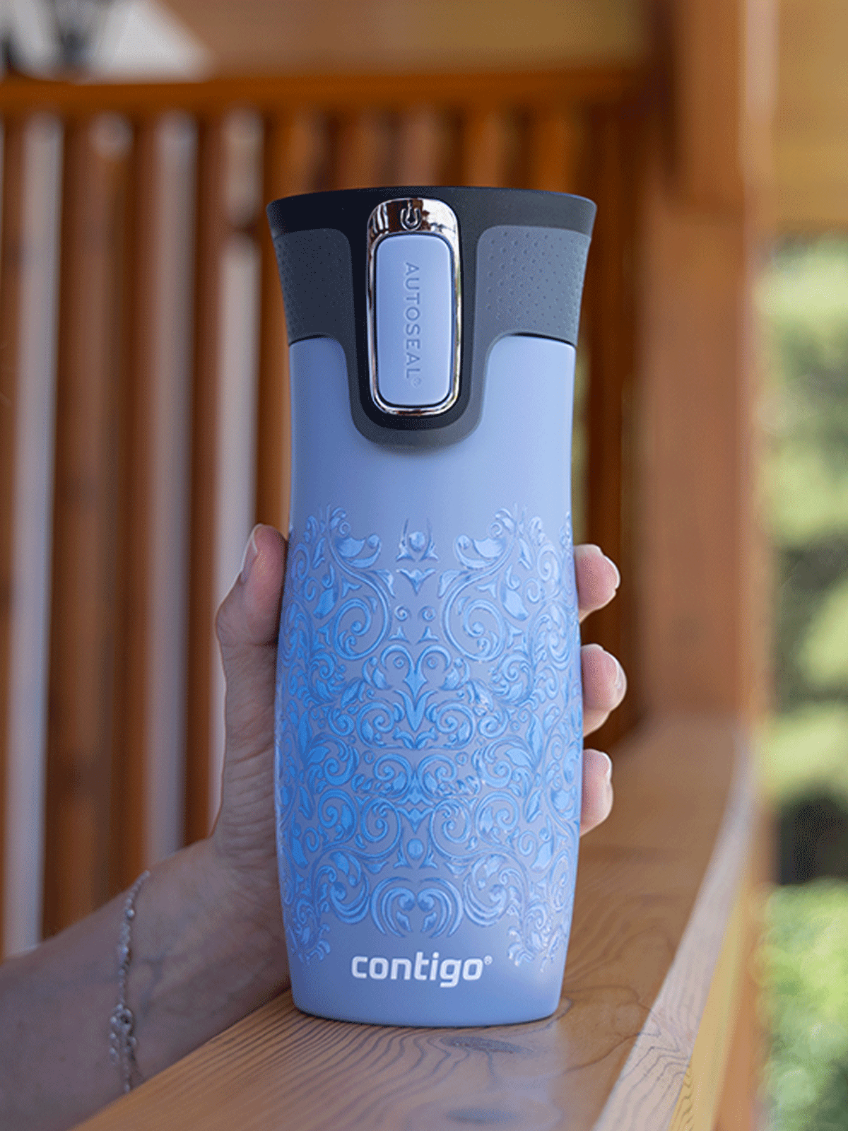 Thermal mugs Contigo West Loop 2.0 470ml - biscay bay + matte black   Thermal mug colours. \ Thermal mugs Black Thermal mug colours. \ Thermal  mugs navy blue Technologie Conigo \