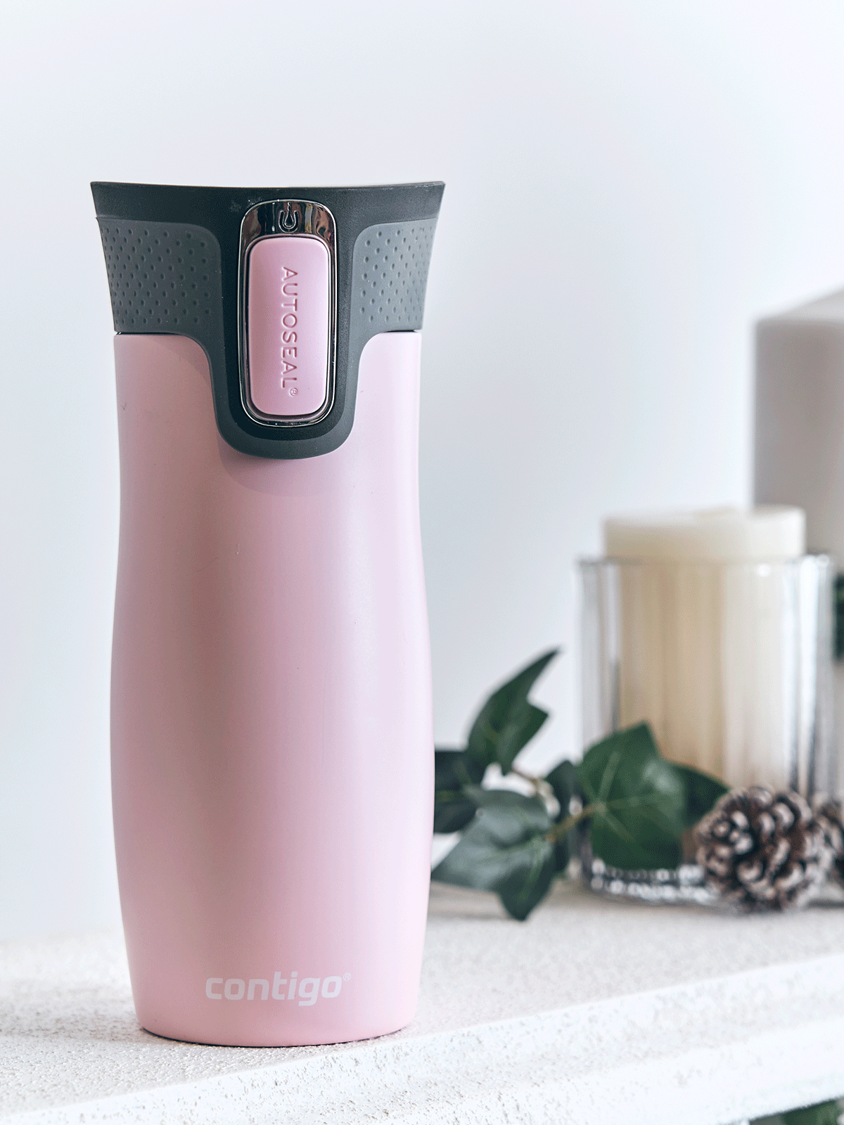 Thermal Mug Contigo West Loop 2.0 470 ml - Glamour Pink Pink Matte, Thermal Mugs New Categories \ SHOW ALL FOR HER Collections \ GLAMOUR  Collections \ SHOW ALL Categories \ FOR HER