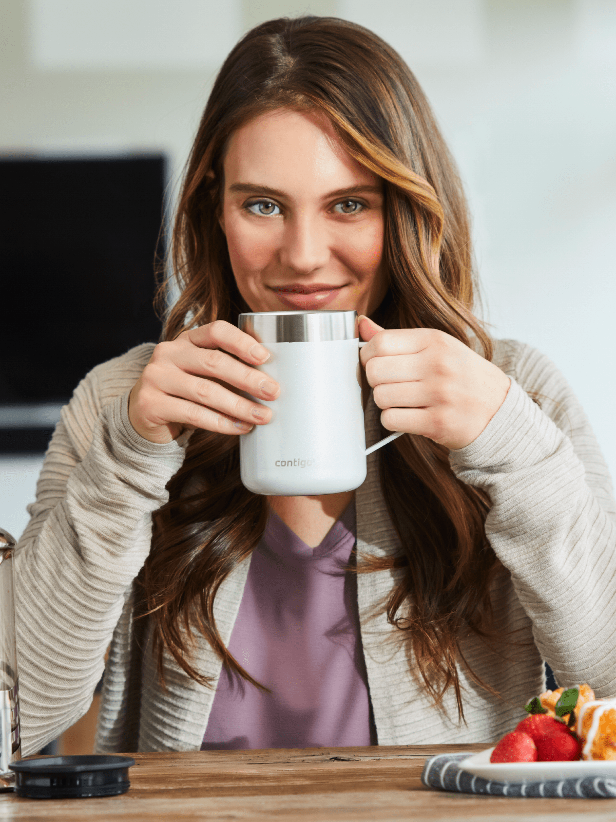 Branded Contigo Streeterville Desk Mug 420ml Thermo Cup