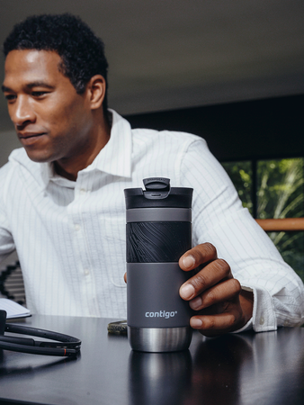 Contigo Byron 2.0 470ml thermal mug with engraving - Graphite matt