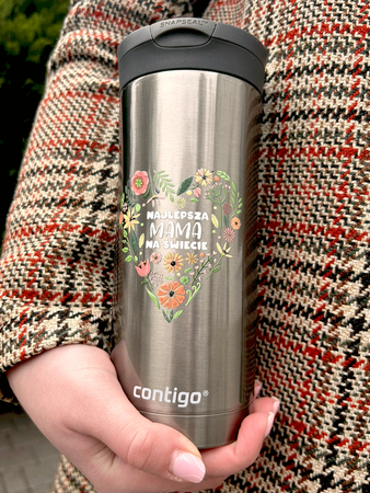 Contigo Huron 470ml thermal mug - Best Mom - Gunnmetal