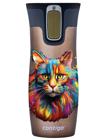 Contigo West Loop 2.0 470 ml thermal mug - Latte - Cat