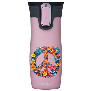 Contigo West Loop 2.0 thermal mug 470ml - pink matt- Peace