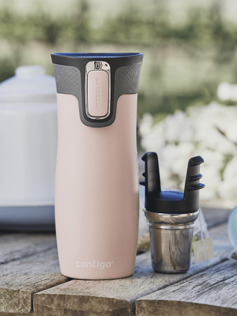 Contigo West Loop 2.0 thermal mug 470ml - pink matt- Peace