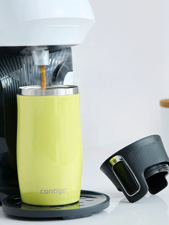 Contigo West Loop Mini 300ml thermal mug with engraving - Limelight
