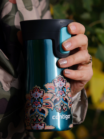 Thermal Mug Contigo Pinnacle 300 ml - Tempting Blue - Pansy