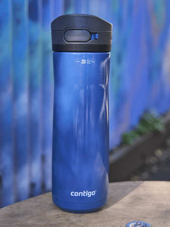 Thermal Water Bottle Contigo Jackson Chill 2.0 590ml Blue Corn