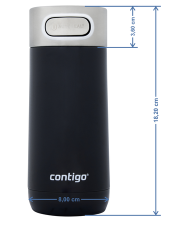 Thermal mug Contigo Luxe 360ml - Licorice - exhibition