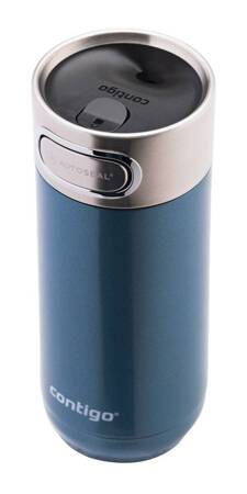 Thermal mug Contigo Luxe Autoseal 470ml with custom inscription-engraved -  Cornflower