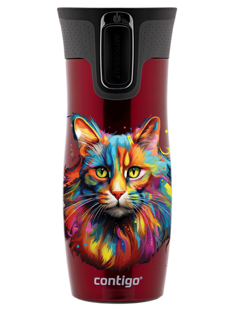 Thermal mug Contigo West Loop 2.0 470 ml - Red - Cat