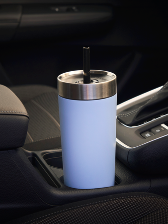 Thermal mug with straw Luxe Tumbler 720 ml - Periwinkle