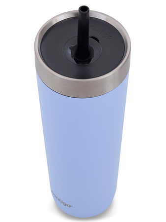 Thermal mug with straw Luxe Tumbler 720 ml - Periwinkle