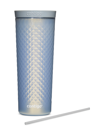 Water mug with straw Contigo AutoClose Tumbler - Macaroon