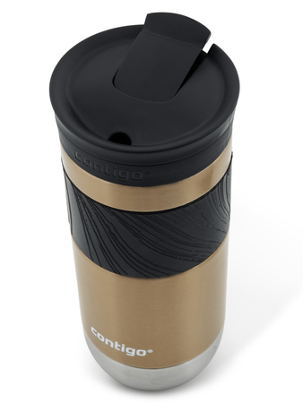 ontigo Byron 2.0 470ml thermal mug set - Gold + Blue Matte