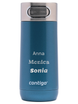 Thermal mug Contigo Luxe Autoseal 360 ml with custom inscription - engraved -  Cornflower