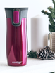 Thermal mug Contigo West Loop 2.0 with custom inscription - engraved - Raspberry