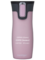 Kubek termiczny z grawerem Contigo West Loop 2.0 470 ml - Różowy Mat