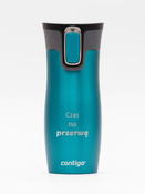 Kubek termiczny z grawerem Contigo West Loop 2.0 470 ml - Turkusowy