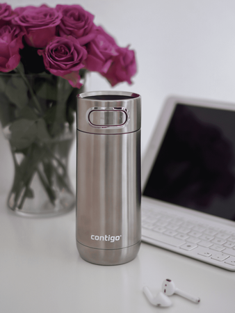 Kubek termiczny Contigo Luxe 360ml Stainless Steel - powystawowy