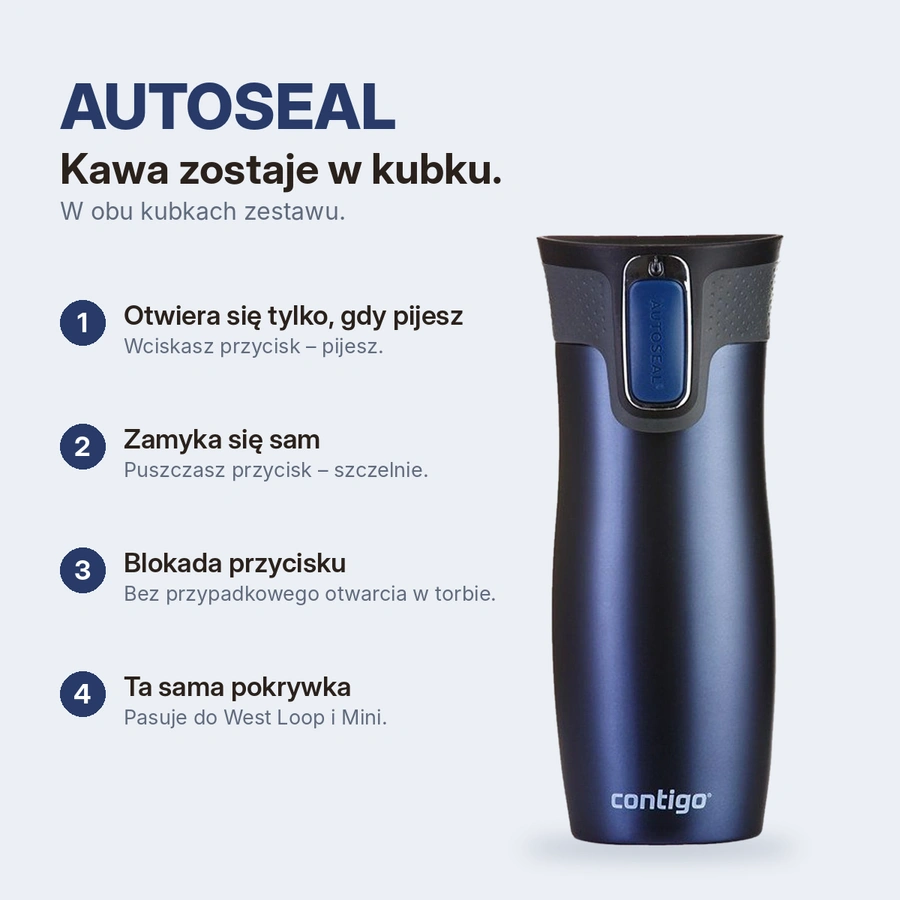 Pokrywka AUTOSEAL w kubku West Loop Monaco