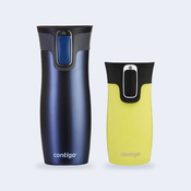 Zestaw Contigo West Loop Monaco 470 ml + West Loop Mini 300 ml – żółty metalik