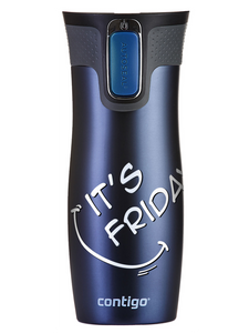 Kubek termiczny Contigo West Loop 2.0 470ml - "It's Friday” 