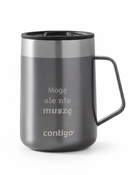 Kubek termiczny z grawerem Contigo Streeterville 420 ml - Szary