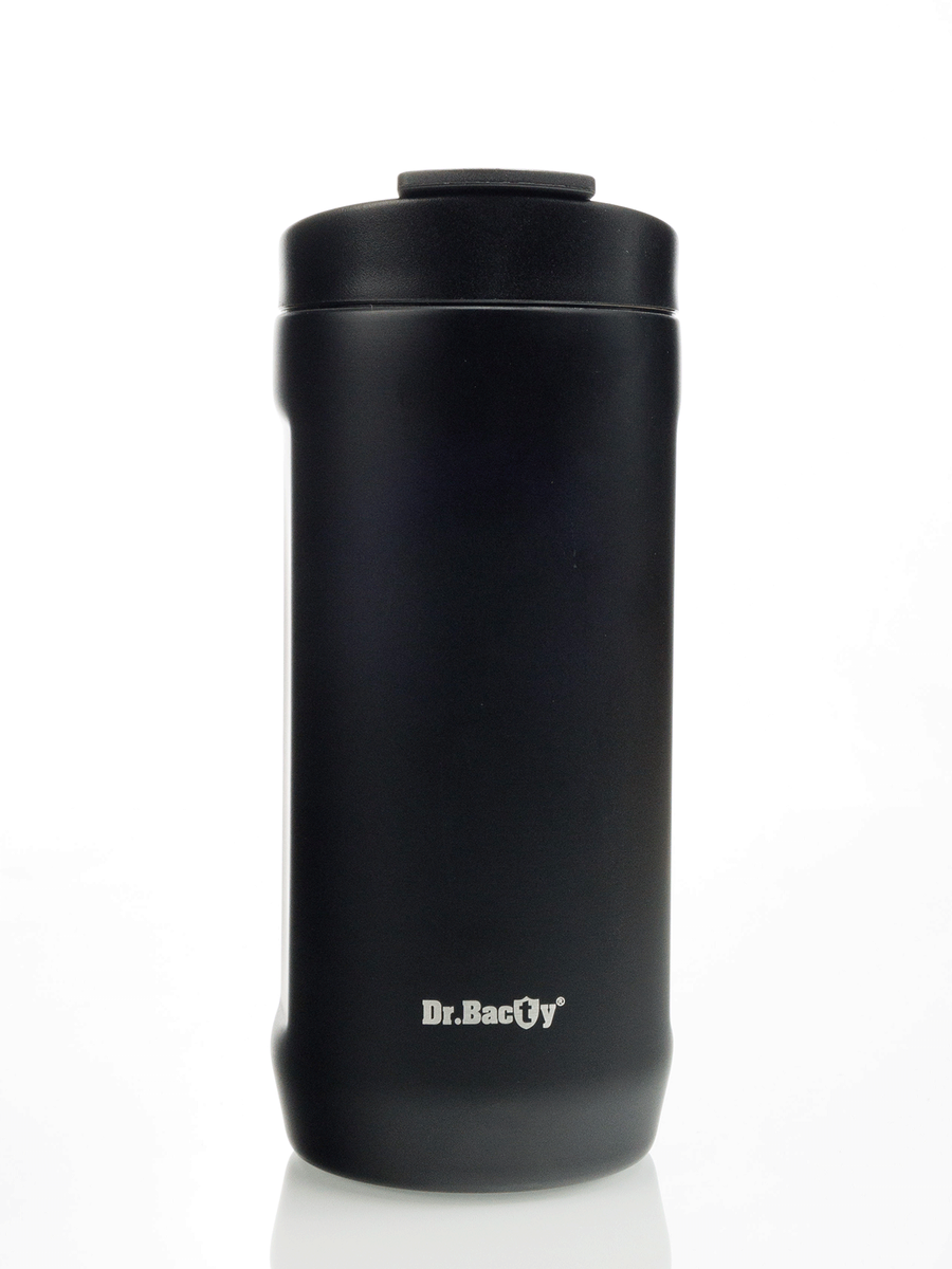 Kubek termiczny z grawerem Dr.Bacty Notus 360 ml - czarny