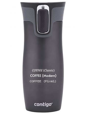 Kubek termiczny z grawerem Contigo West Loop 2.0 470 ml - Grafitowy
