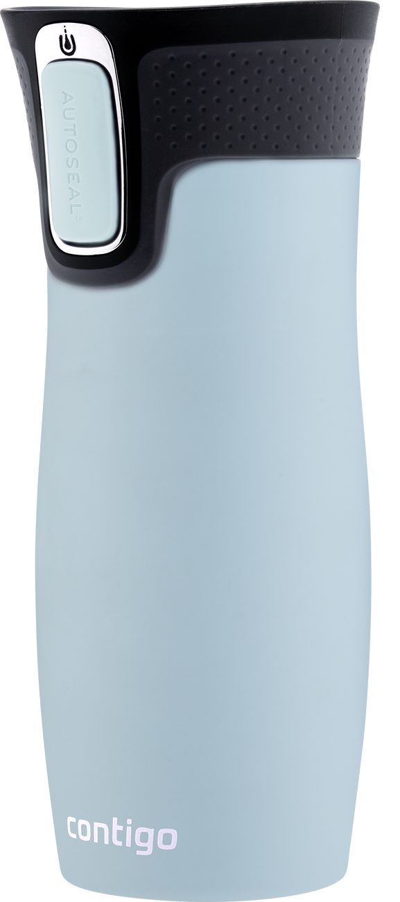 Kubek termiczny Contigo West Loop 2.0 470ml - Błękitny Mat + Pudełko