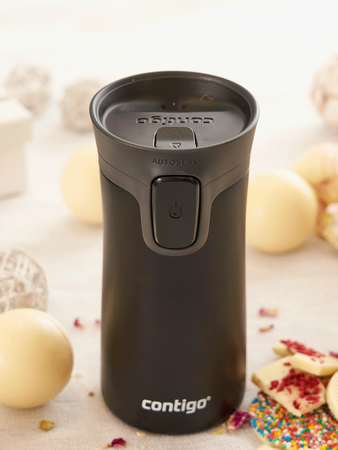 Thermal mug with engraving Contigo Pinnacle 300ml - Matte Black