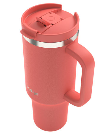 Kubek termiczny ze słomką Contigo Streeterville Tumbler 1200 ml - Coral