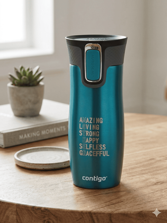 Kubek termiczny Contigo West Loop 2.0 470ml -  Mother - Biscay Bay