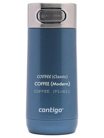 Kubek termiczny z grawerem Contigo Luxe 360ml - Blue