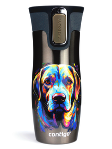 Contigo West Loop 2.0 thermal mug 470ml - Latte- Dog