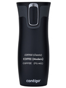 Kubek termiczny z grawerem Contigo West Loop 2.0 470 ml - Czarny