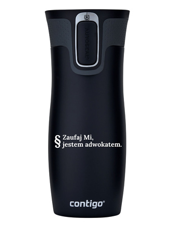 Kubek termiczny Contigo West Loop 2.0 470 ml - Prawnik - czarny