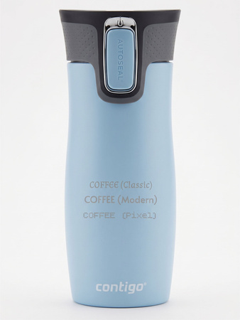 Kubek termiczny z grawerem Contigo West Loop 2.0 470 ml - Błękitny