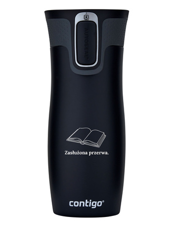 Kubek termiczny Contigo West Loop 2.0 470 ml - Nauczyciel - czarny