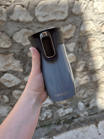 Kubek termiczny Contigo West Loop Mini 300ml - niebieski metalik - powystawowy