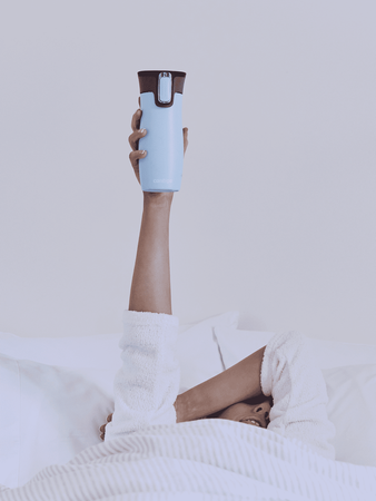 Kubek termiczny Contigo West Loop 2.0 470ml - błękitny mat - powystawowy