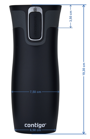Kubek termiczny Contigo West Loop 2.0 470ml - Na 50 urodziny - Gunmetal