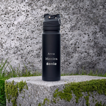 Termos z ustnikiem Free Flow Contigo 700ml - Czarny - Z Twoim grawerem