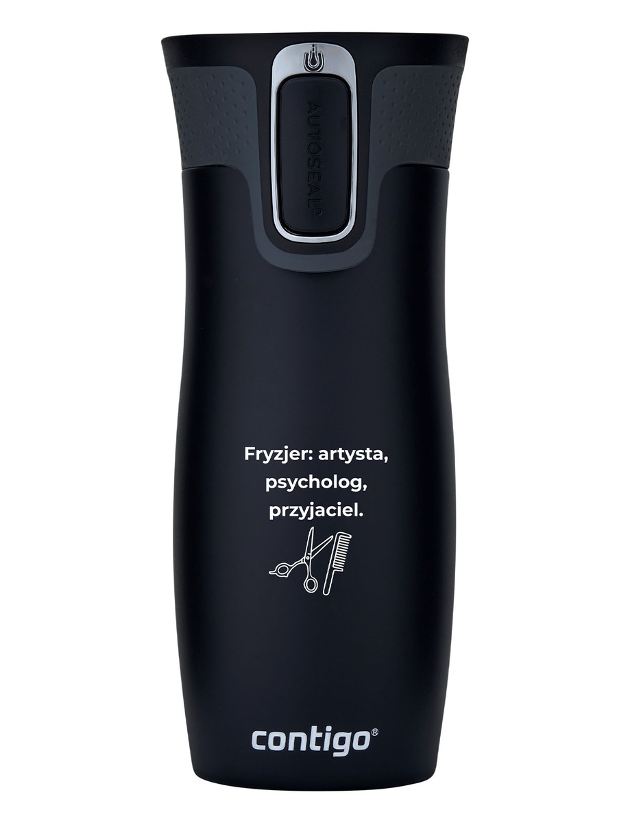 Kubek termiczny dla Fryzjera - Contigo West Loop 2.0 470 ml - czarny